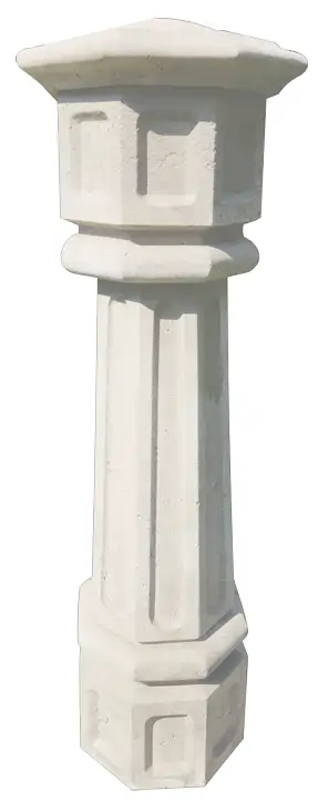 Octagon Fluted Newel Post